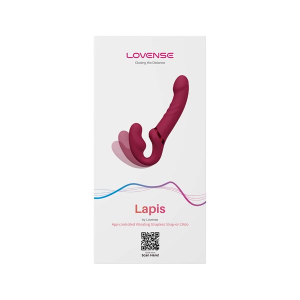 Lovense Lapis App-Controlled Vibrating Strapless Strap-on Dildo [Authorized Reseller] - Image 2