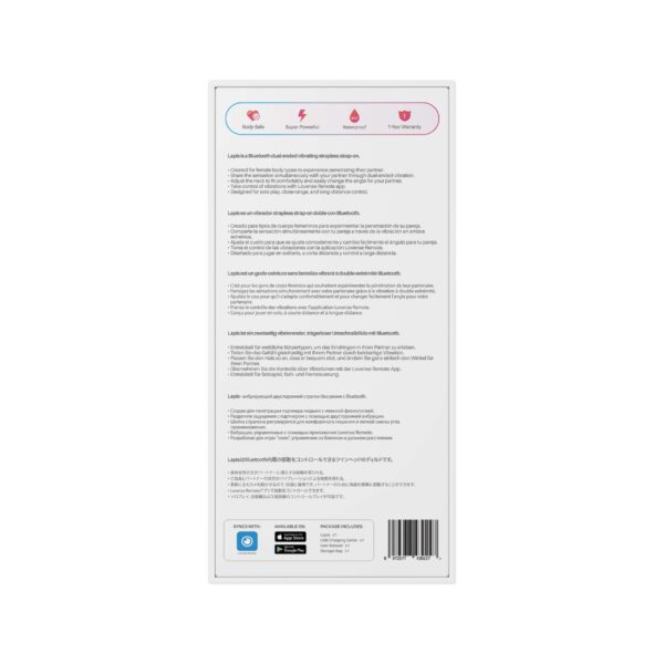 Lovense Lapis App-Controlled Vibrating Strapless Strap-on Dildo [Authorized Reseller] - Image 3