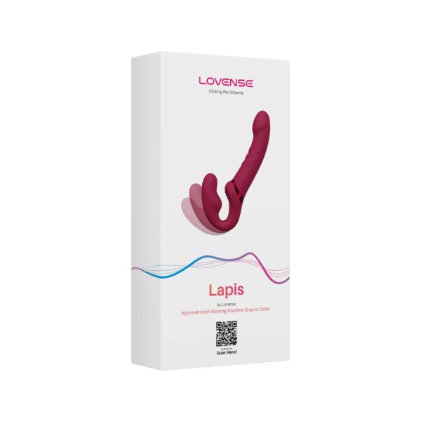 Lovense Lapis App-Controlled Vibrating Strapless Strap-on Dildo [Authorized Reseller] - Image 4