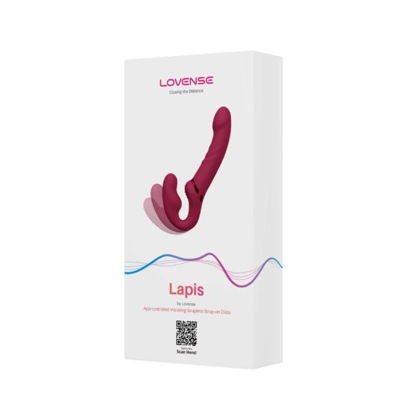 Lovense Lapis App-Controlled Vibrating Strapless Strap-on Dildo [Authorized Reseller] - Image 5