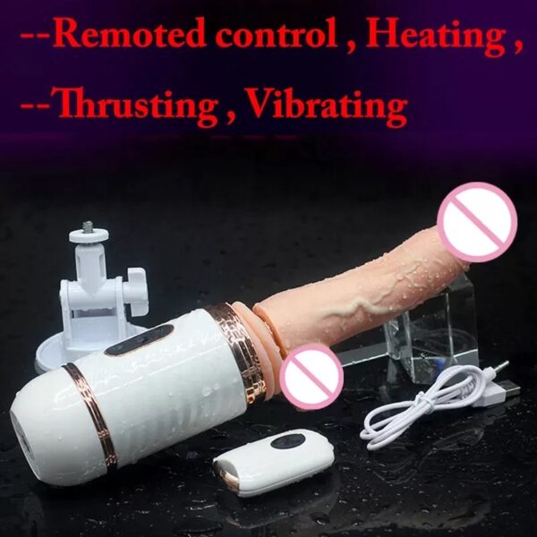 Thrusting Sex Machine Realistic Dildo Sex Toy - Image 7