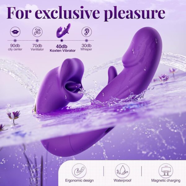 Flapping, Licking & Sucking G-Spot Vibrator Sex Toy - 118 - Image 5