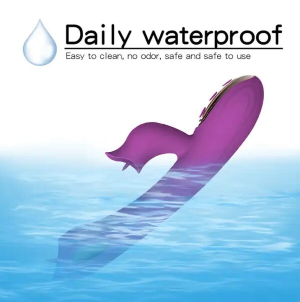 Double Licking Rechargeable Luxury Rabbit Vibrator Sex Toy - 43 - Image 4