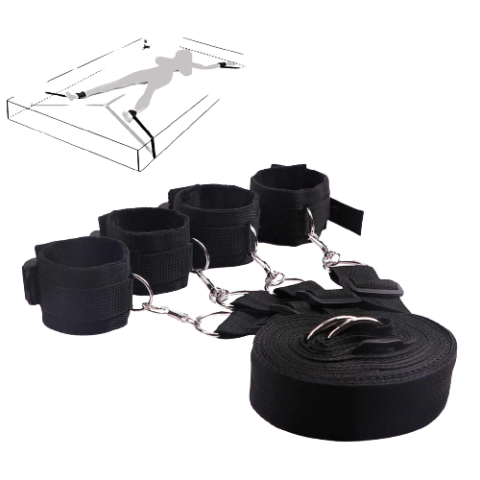 Restraint Bondage Bed Strap Ankle Hand Cuff Sex Toys - S42