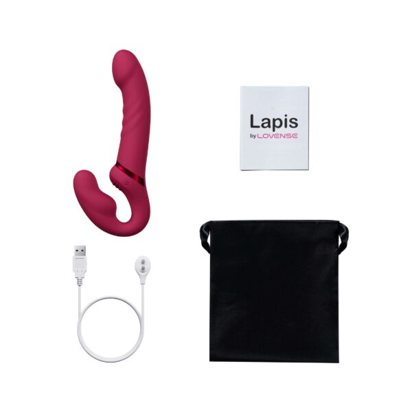 Lovense Lapis App-Controlled Vibrating Strapless Strap-on Dildo [Authorized Reseller] - Image 6