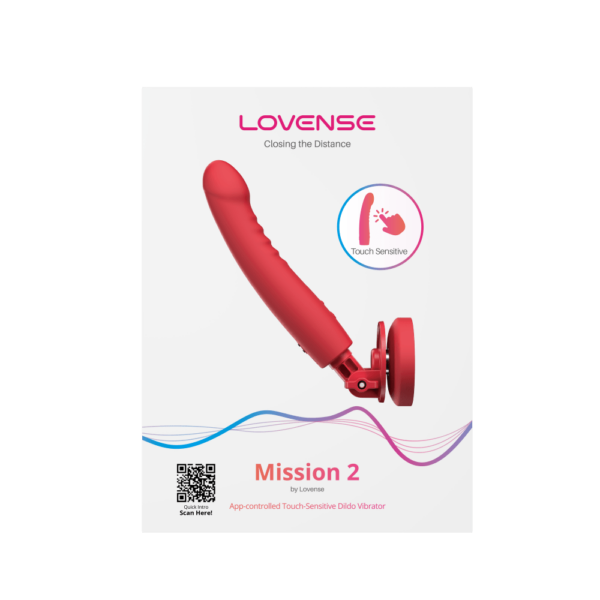 Lovense Mission 2 Touch-Sensitive Dildo Vibrator [Authorized Reseller] - Image 4