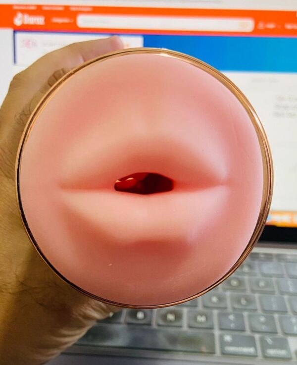 Double Side Men's Vibarting Vagina Mastrubator Pussy Sex Toy with Voice - 02 - Image 4