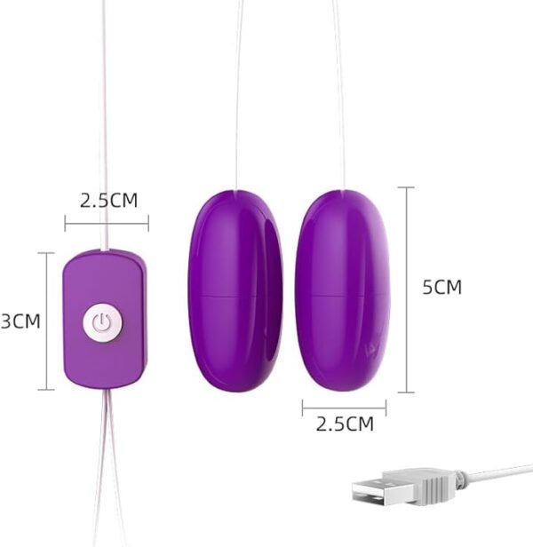 USB Tongue Licking & Jumping Egg Women's Vibrator Sex Toy - 57 - Image 2