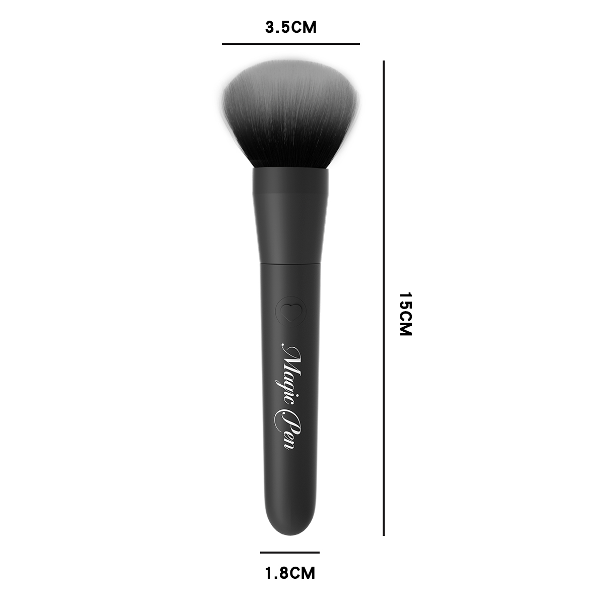 Rechargeable Makeup Brush Vibrator Sex Toy - 168 - Image 2