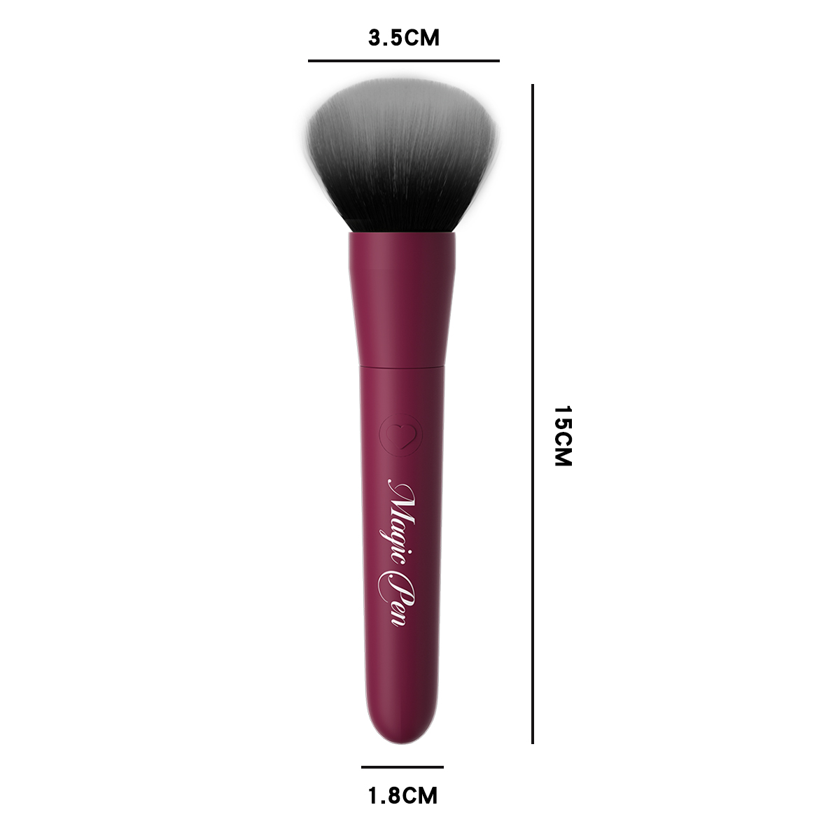 Rechargeable Makeup Brush Vibrator Sex Toy - 168 - Image 3